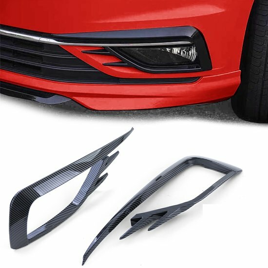 Mistlamp frames carbon look passend voor VW Golf 7.5 model 2017 - 2020