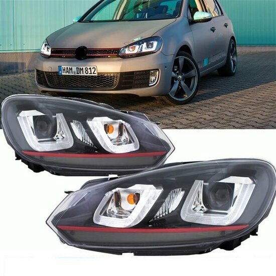 Koplampen passend voor VW Golf 6 model 2008 - 2012