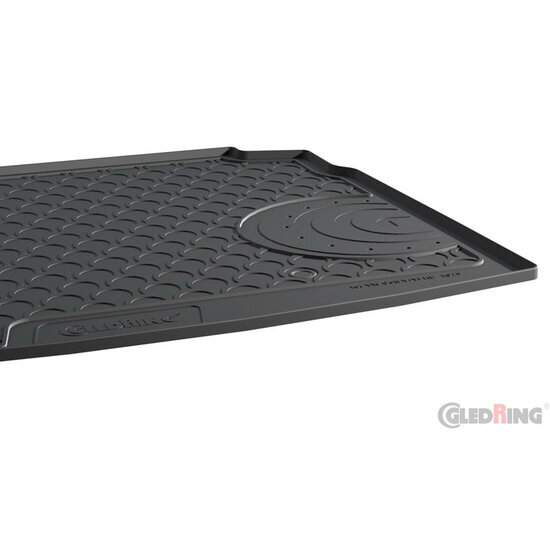 Rubberen kofferbakmat passend voor Volkswagen Golf V &amp; VI HB 3/5-deurs 2003-2012 (met klein reservewiel)