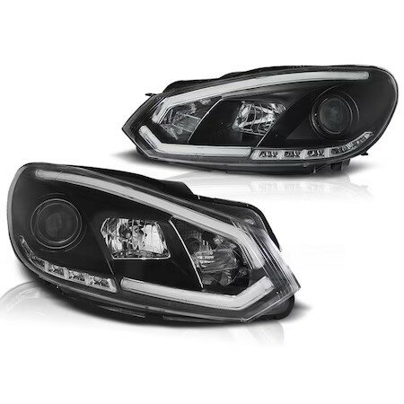 Tube light koplampen passend voor VW Golf 6 