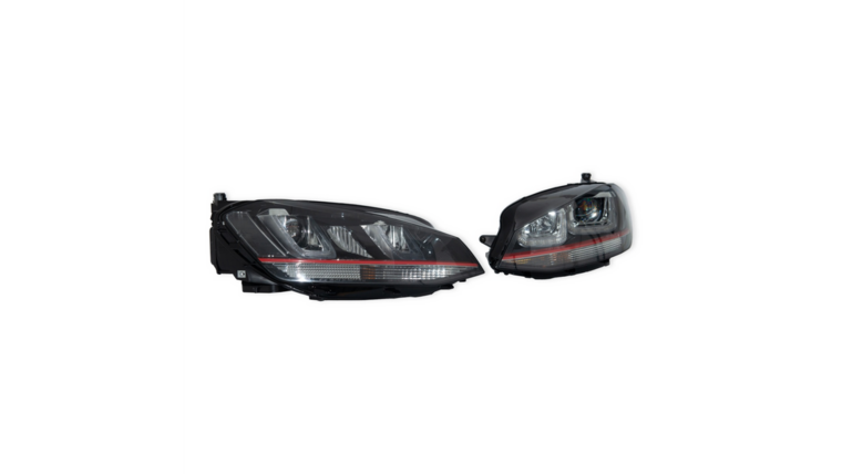 3D LED koplampen passend voor VW Golf 7