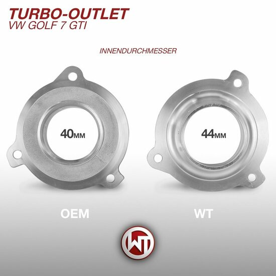 Wagner Tuning turbo outlet passend voor VW Golf 7 GTI en Golf 7 R