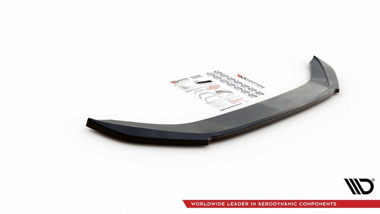 Glanzend zwarte frontlip passend voor VW Up GTI Maxton Design