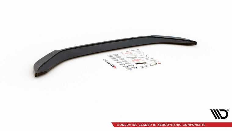 Glanzend zwarte frontlip passend voor VW Up GTI Maxton Design