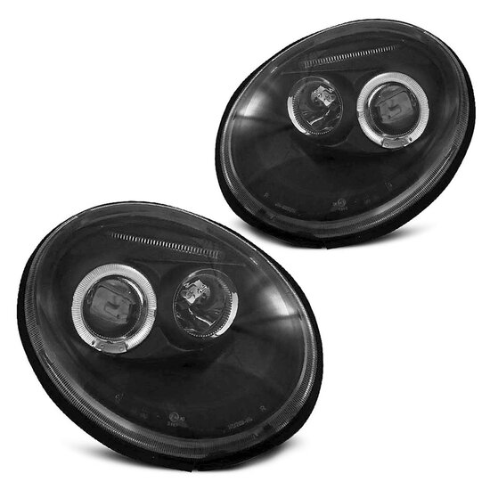 Angel eyes koplampen passend voor VW New Beetle 9c model 1998 - 2005