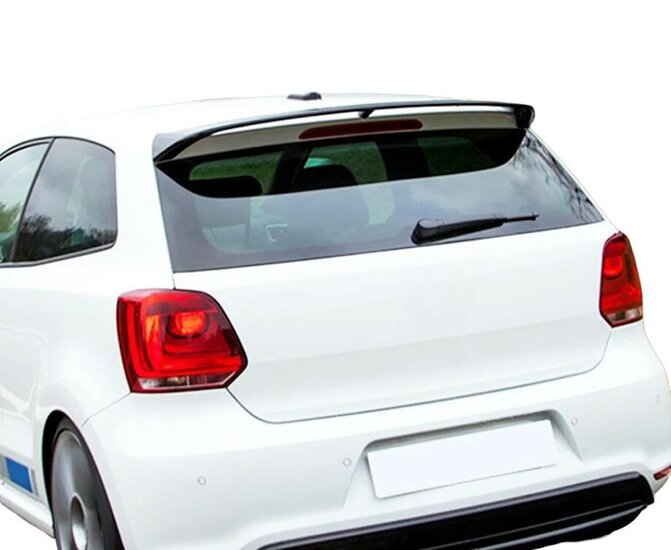 Glanzend zwarte dakspoiler passend voor VW Polo 5 6R en 6C model 2009 - 2017 