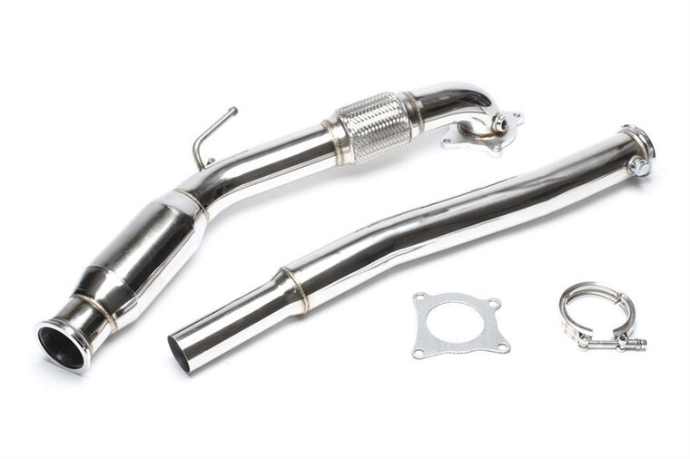 TA Technix downpipe passend voor VW Golf 5, Golf 6, Jetta 3, Jetta 4, VW Passat B6, VW Scirocco en VW Tiguan 1.8TFSI en 2.05FSI