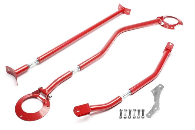 TA Technix veerpootbrug set rood passend voor VW Polo 86c