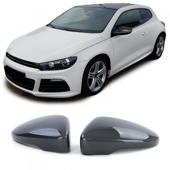 Spiegelkappen carbon passend voor VW Scirocco MK3 