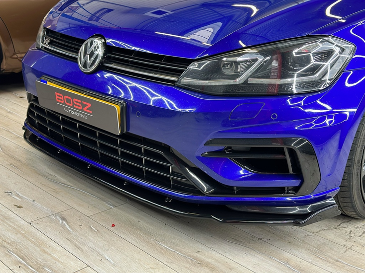 OneWay front spoiler glanzend zwart passend voor VW Golf 7.5 R 