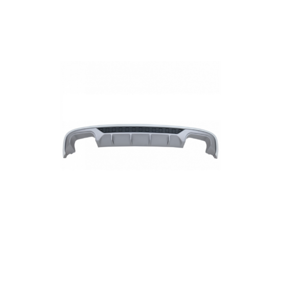 Diffuser silver grey passend voor Audi A3 8V Sportback facelift model 2016 - 2019 met standaard achterbumper