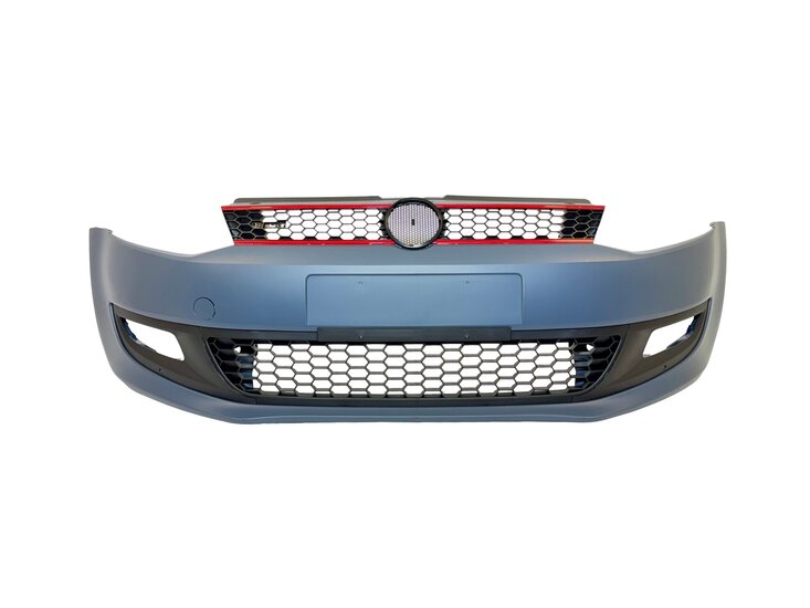 Sport look voorbumper inclusief redline grill passend voor VW Polo 6R bouwjaar 2008 - 2014 