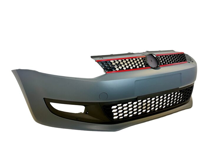 Sport look voorbumper inclusief redline grill passend voor VW Polo 6R bouwjaar 2008 - 2014 