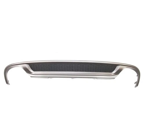 Diffuser silver grey passend voor Audi A4 B8 facelift model 2012 - 2015