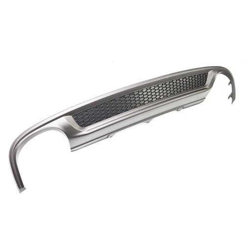 Diffuser silver grey passend voor Audi A4 B8 facelift model 2012 - 2015