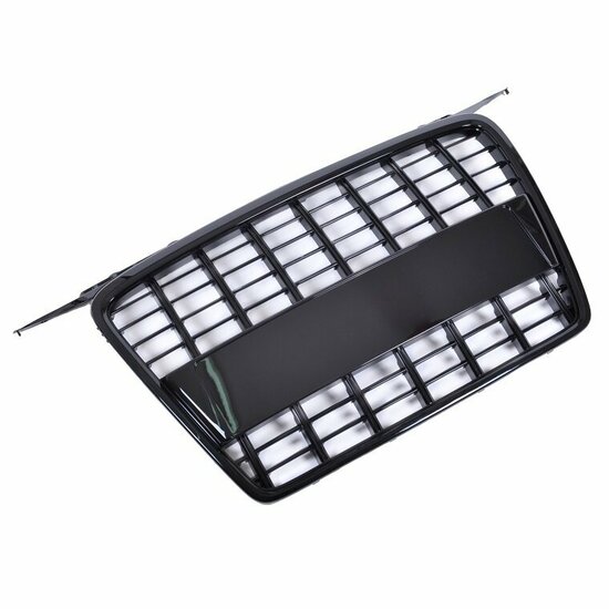 Glanzend zwarte grill passend voor Audi A3 8P model 2005 - 2008
