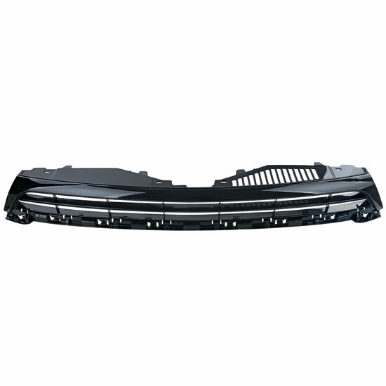 Glanzend zwarte gril passend voor VW Scirocco model 2014 - 2017 facelift 