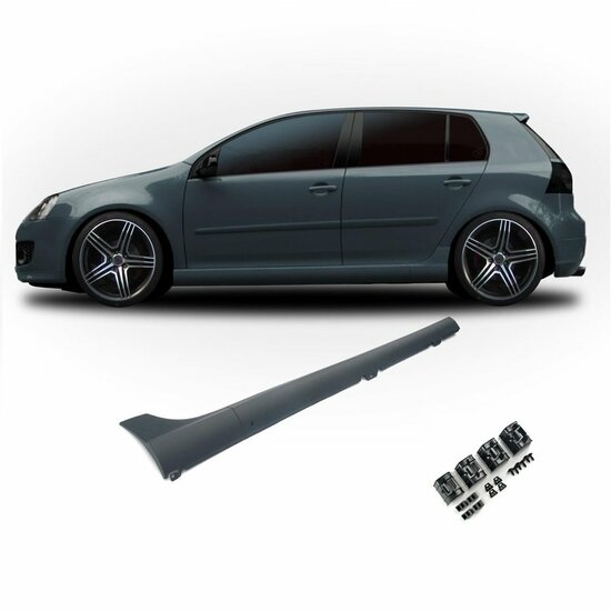 Sideskirts R passend voor VW Golf 5 model 2003 - 2009