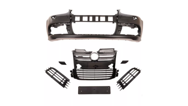 Sportlook bumper met glanzend zwarte grille passend voor VW Golf 5 model 2003 - 2008