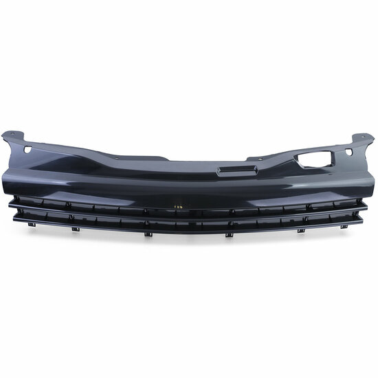 Zwarte gril zonder embleemuitsparing passend voor Opel Astra H model 2004 - 2006
