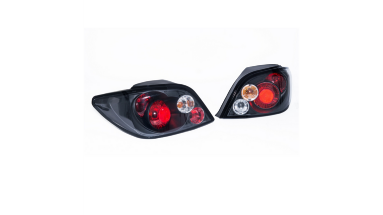 JDM style achterlichten zwart passend voor Peugeot 307 hatchback