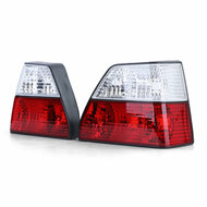 Achterlichten rood / wit kristal passend voor VW Golf 2