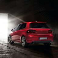 OLED smoke achterlichten passend voor VW Golf 6