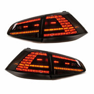 Smoke LED achterlichten passend voor VW Golf 7 model 2012 - 2016 Volkswagen Golf 7 