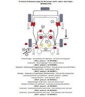 TA Technix PU-​bussen 24-delige set passend voor VW Golf 2, VW Jetta 2 en VW Corrado