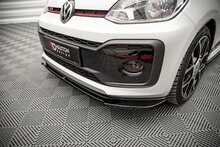 Glanzend zwarte frontlip passend voor VW Up GTI Maxton Design