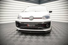 Glanzend zwarte frontlip passend voor VW Up GTI Maxton Design