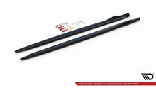 Sideskirt aanzet glanzend zwart passend voor Volkswagen Up Maxton Design