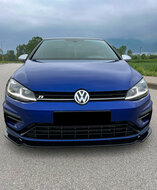 OneWay front spoiler glanzend zwart passend voor VW Golf 7.5 R versie 3