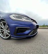 OneWay front spoiler glanzend zwart passend voor VW Golf 7.5 R versie 3