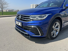 OneWay front spoiler glanzend zwart passend voor VW Tiguan met R-line voorbumper vanaf model 2020 versie 2