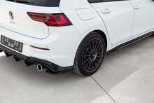 OneWay splitters diffuser glanzend zwart passend voor VW Golf 8 GTI