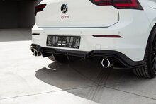 OneWay splitters diffuser glanzend zwart passend voor VW Golf 8 GTI