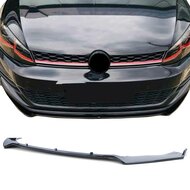 Frontspoiler hoogglans zwart passend voor VW Golf 7 