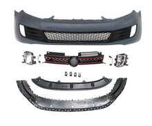 Sportlook voorbumper passend voor VW Golf 6 met parkeersensoren