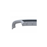 Diffuser silver grey passend voor Audi A3 8V Sportback facelift model 2016 - 2019 met standaard achterbumper