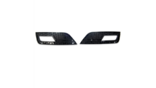 Glanzend zwarte covers mistlampen passend voor Audi A4 B8 8K facelift model 2011 - 2015 met standaard voorbumper
