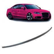 Glanzend zwarte sport look spoiler passend voor Audi A4 B8 sedan model 2008 - 2015