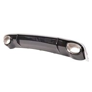 Diffuser glanzend zwart met uitlaatsierstukken passend voor Audi A4 B8 model 2008 - 2011