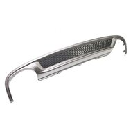 Diffuser silver grey passend voor Audi A4 B8 facelift model 2012 - 2015