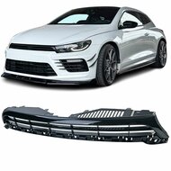 Glanzend zwarte gril passend voor VW Scirocco model 2014 - 2017 facelift 
