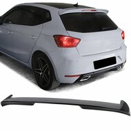 Glanzend zwarte dakspoiler passend voor Seat Ibiza V model vanaf 2017
