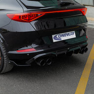 Diffuser glanzend zwart passend voor Cupra Formentor vanaf model 2020 versie 2