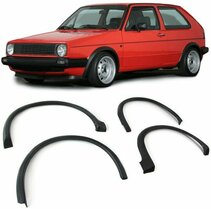 Spatbordverbreders passend voor VW Golf 2 model 1983 - 1987 
