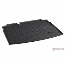 Rubberen kofferbakmat passend voor Volkswagen Golf V & VI HB 3/5-deurs 2003-2012 (met klein reservewiel)