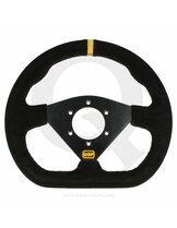 QSP Sportstuur suède vlak 285 mm formula style 